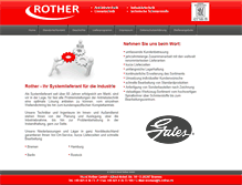 Tablet Screenshot of horst-rother-gmbh.de